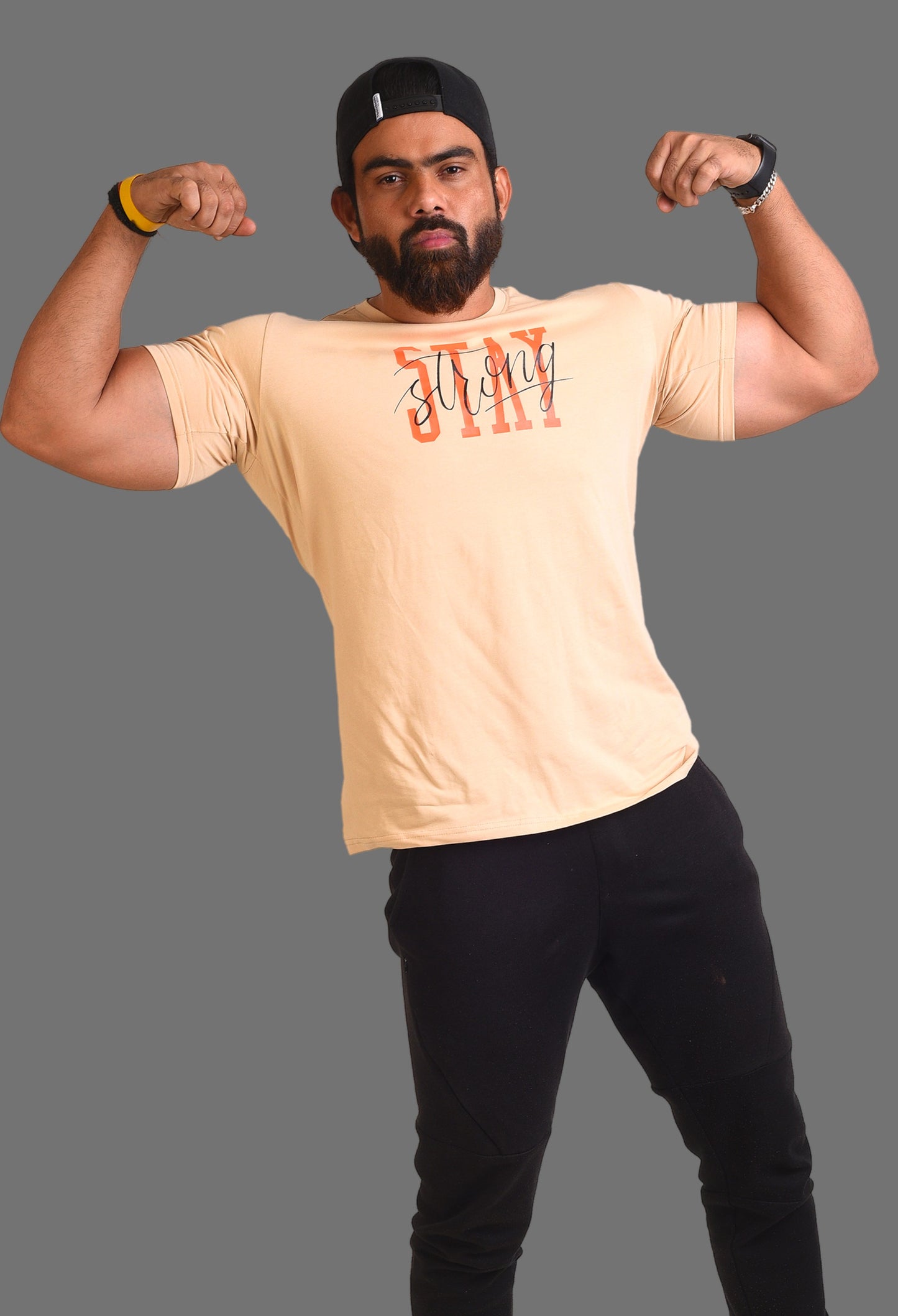 Gym T Shirt - Stay Strong - Strong Soul - Sports T Shirt
