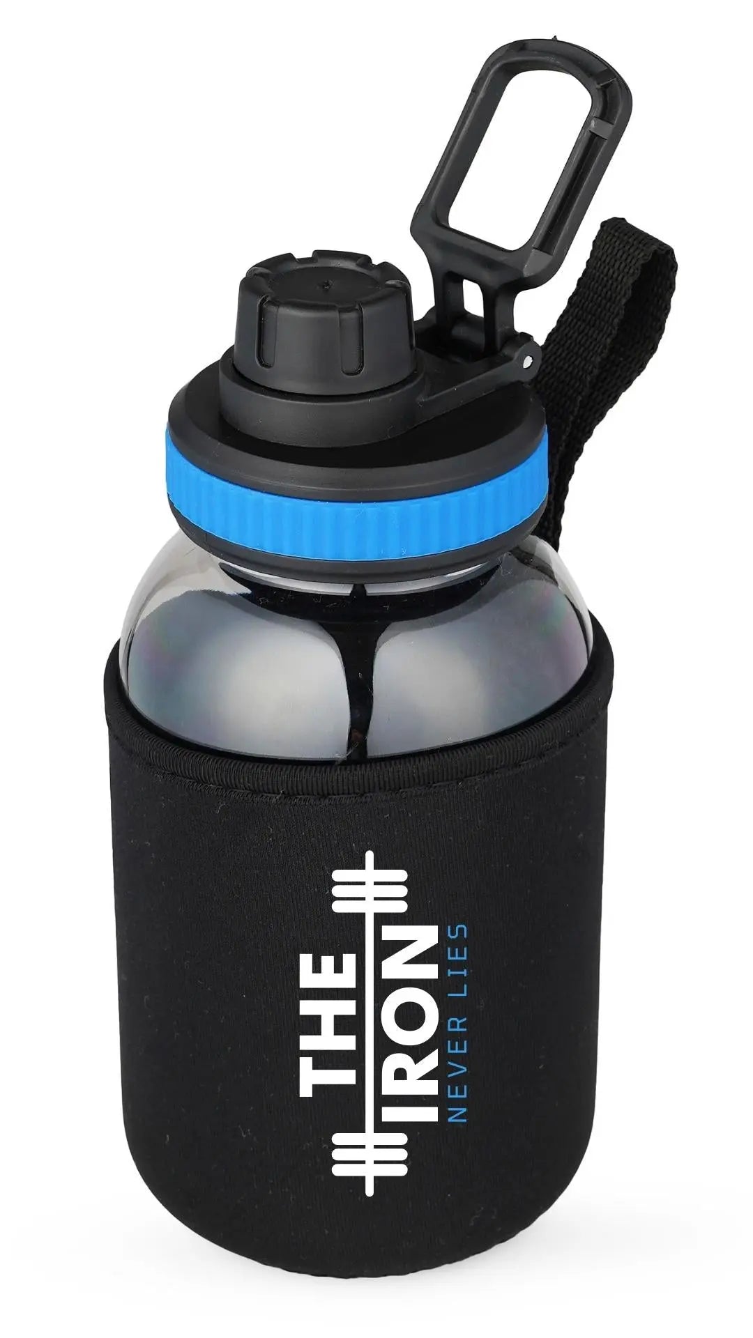 Gym Bottle - The Iron Never Lies - Gym Shaker 750ML - Strong Soul