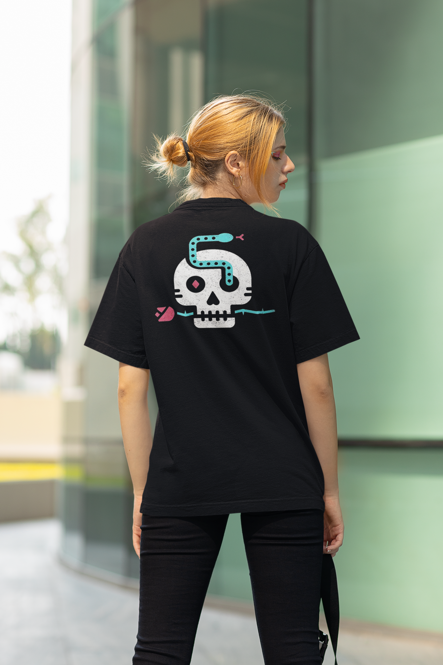 Skull Love - Oversized T Shirt Strong Soul Shirts & Tops