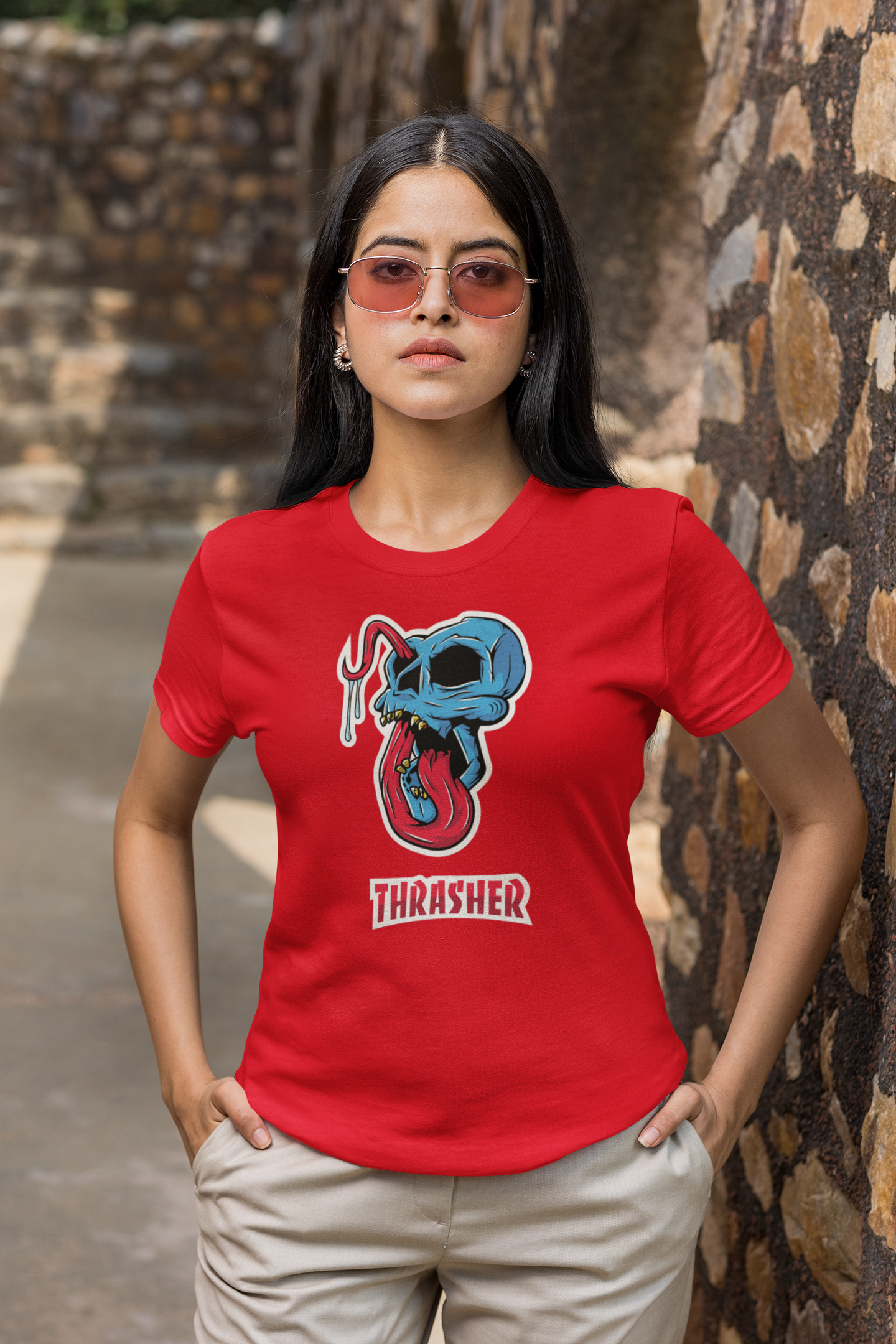 Thrasher - Women T-Shirt Strong Soul Shirts & Tops