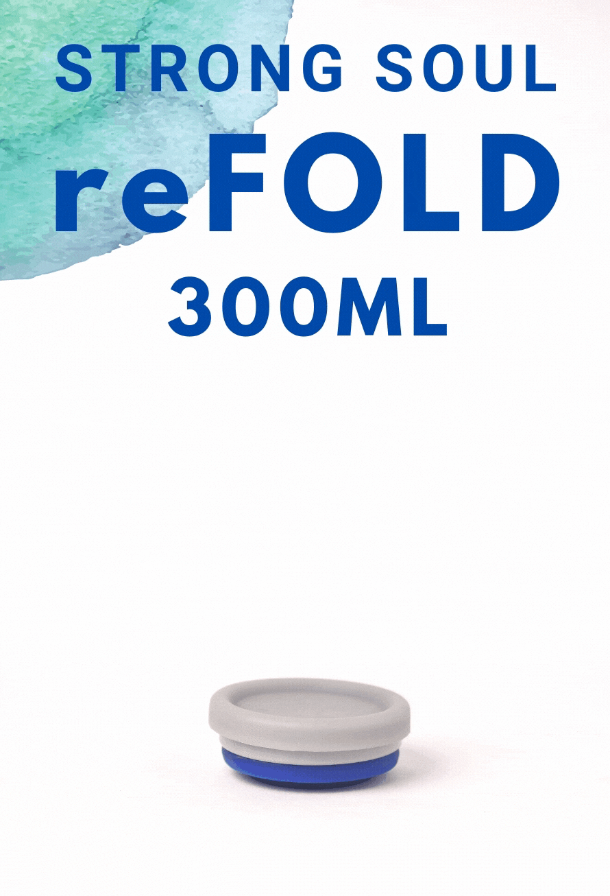 reFold - 3 Colors - 300ML - Reusable Cups Strong Soul Accessories
