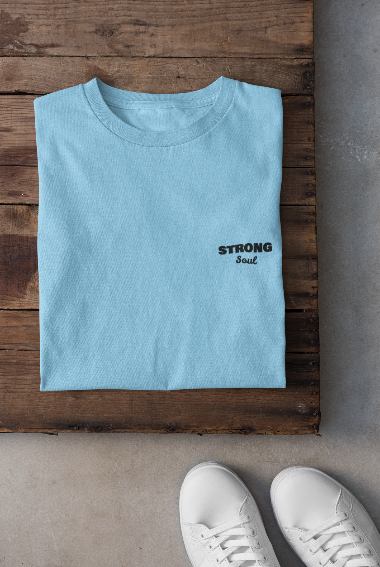 Baby Blue Solid - Gym T Shirt Strong Soul Shirts & Tops