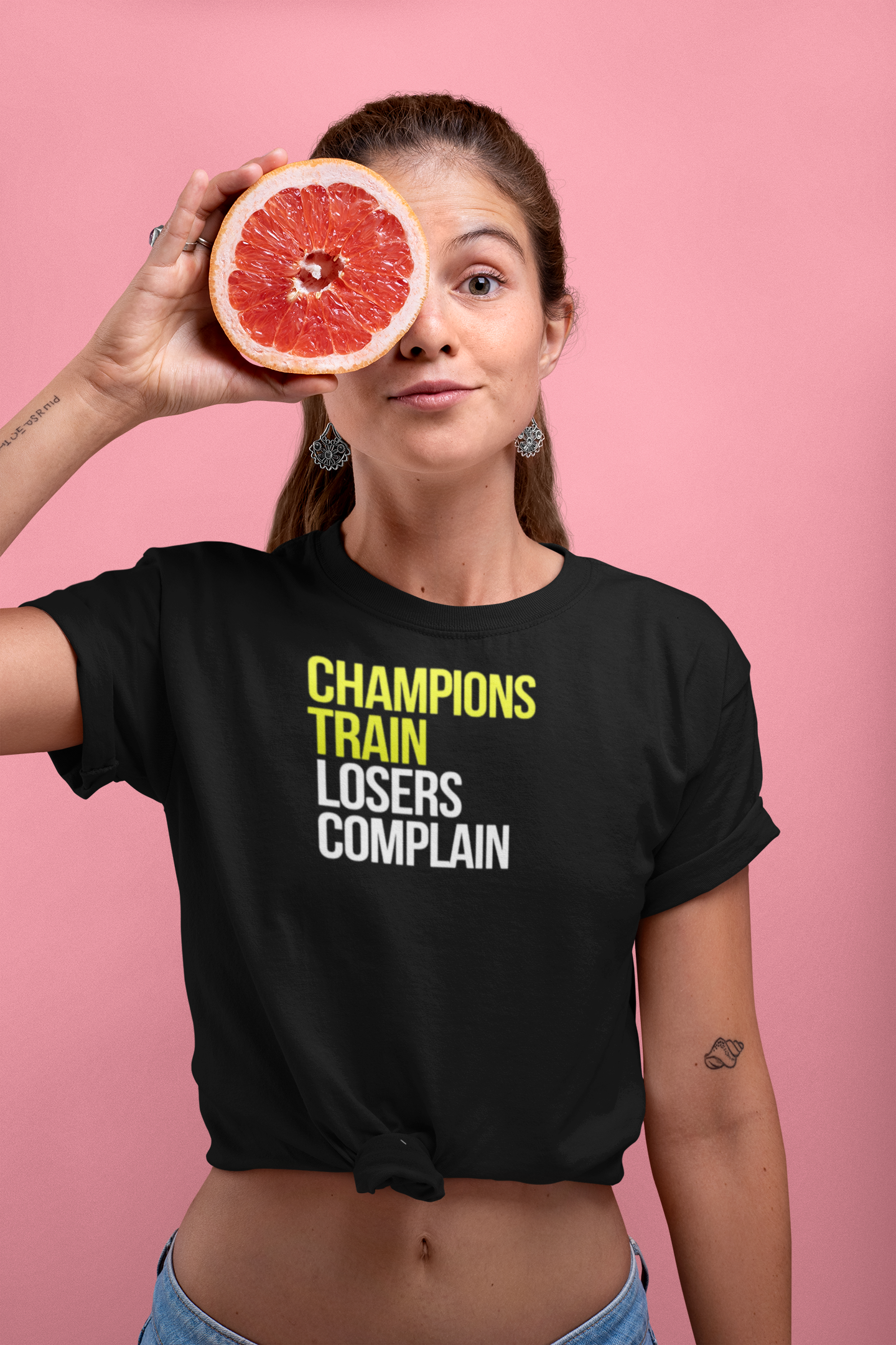Champions Train Losers Complaint Strong Soul Shirts & Tops