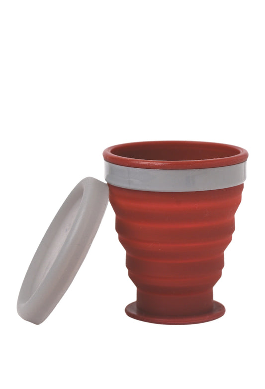 reFold Travel Cup - Maroon - 300ML Strong Soul Accessories