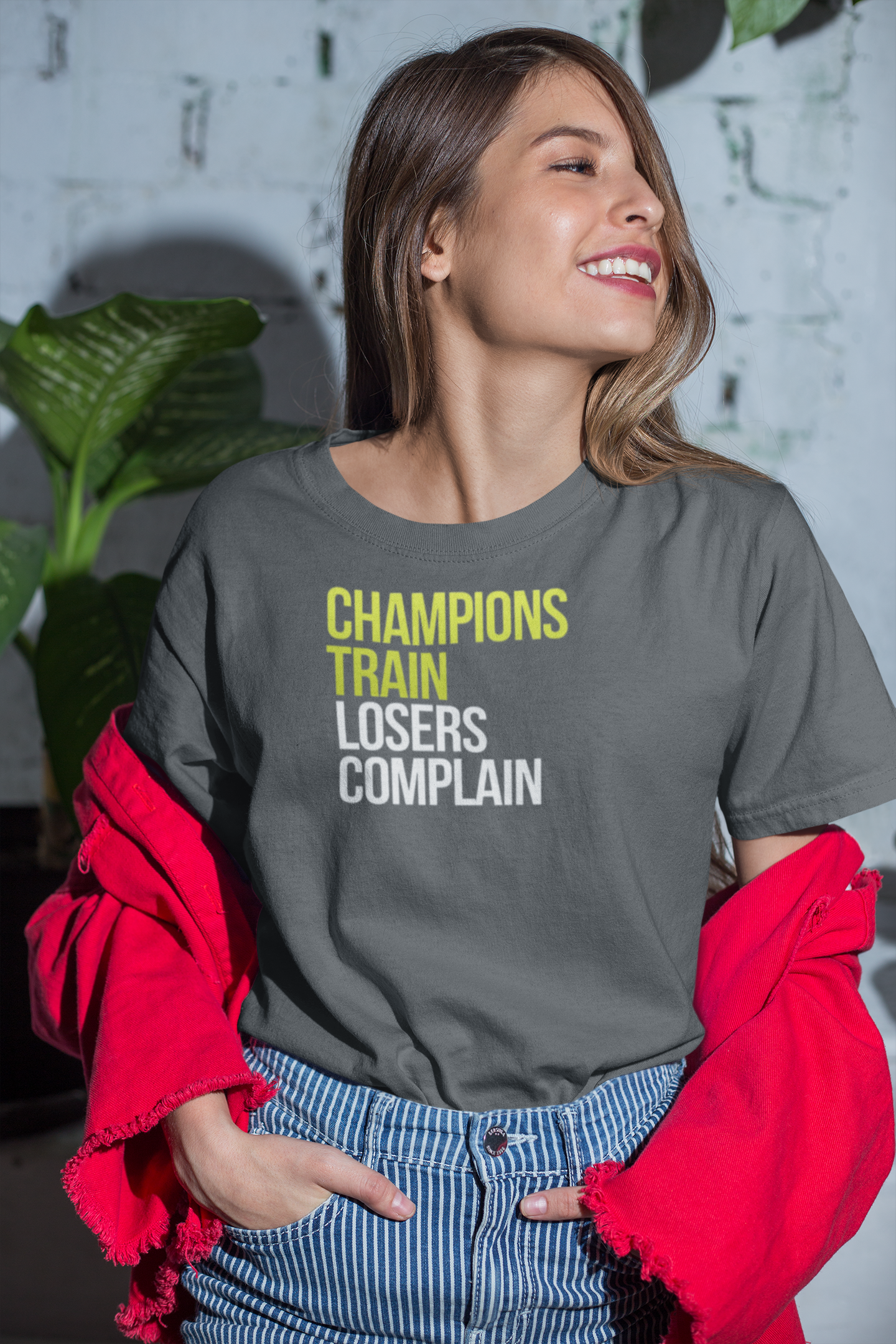 Champions Train Losers Complaint Strong Soul Shirts & Tops